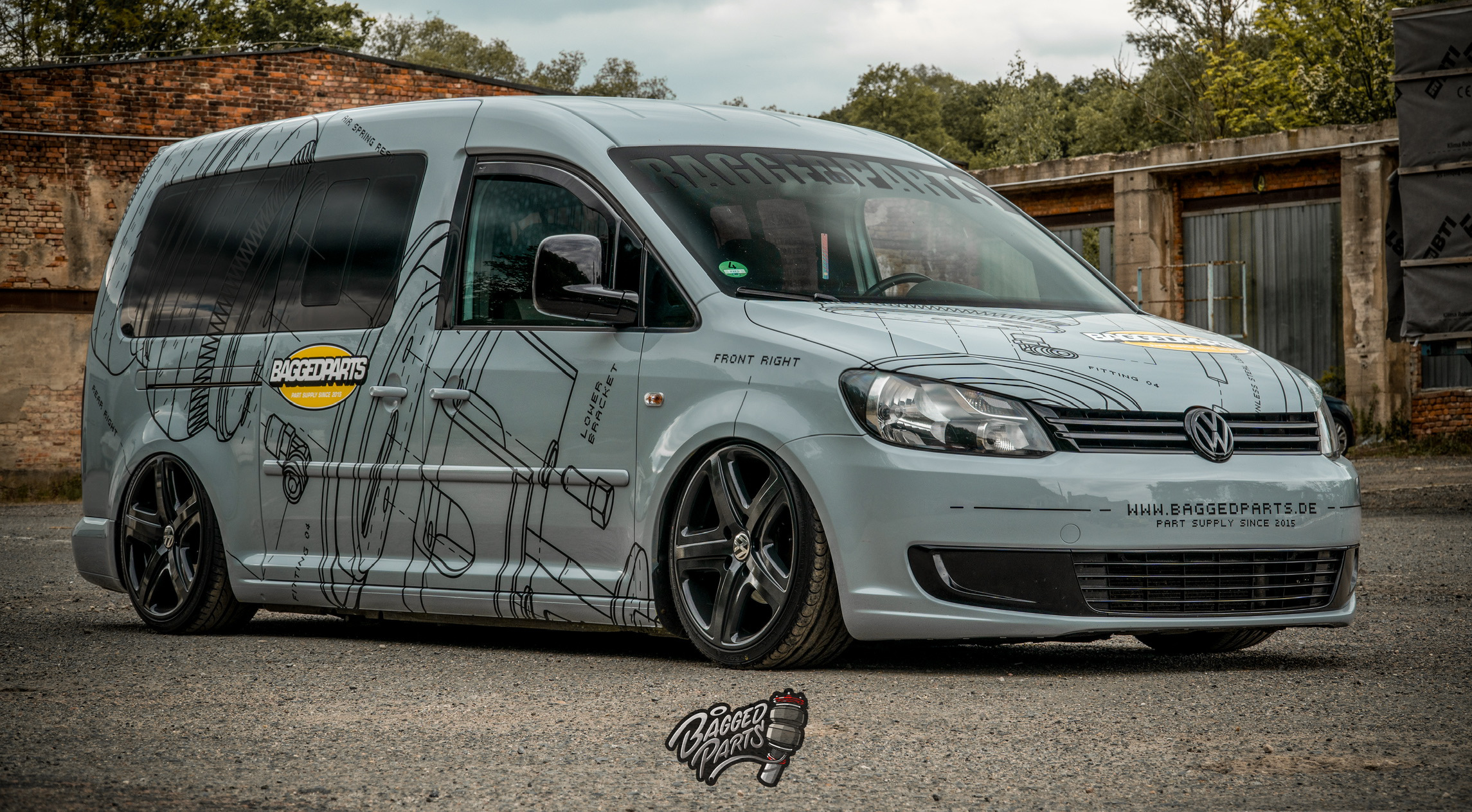 VW Caddy 2K  Baggedparts