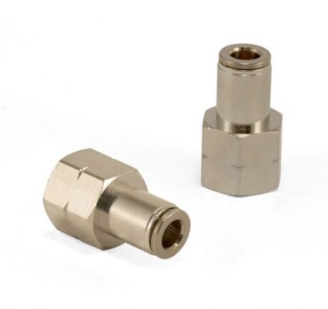 Air Lift 21869 - Steckfitting Metall - 1/4" NPT Innengewinde | 1/4" Steck