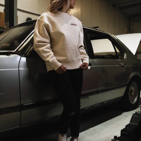 "WORKSHOP - SKETCH" SWEATER NATURAL RAW