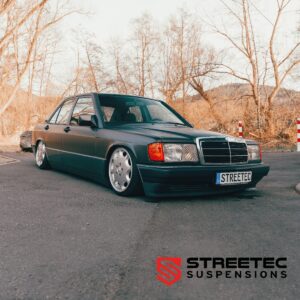 STREETEC ‘performance’ air-suspension Mercedes – Benz 190 (W201) / W124