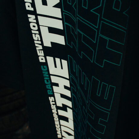 "KILLTHE TIRES" Oversized Shirt Schwarz