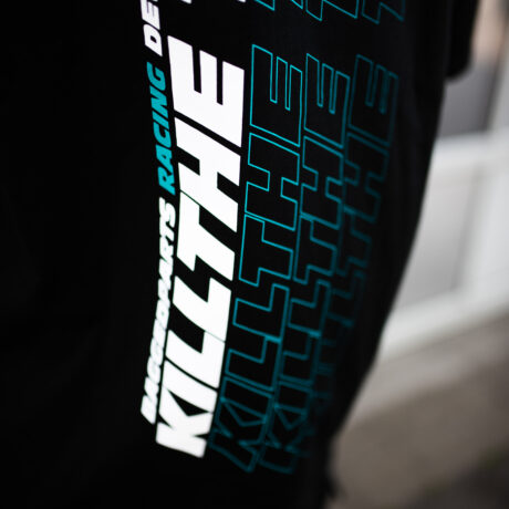 "KILLTHE TIRES" Oversized Shirt Schwarz