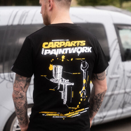 Baggedparts x Lackservice Lehmann "Carparts&Paintwork" T-shirts